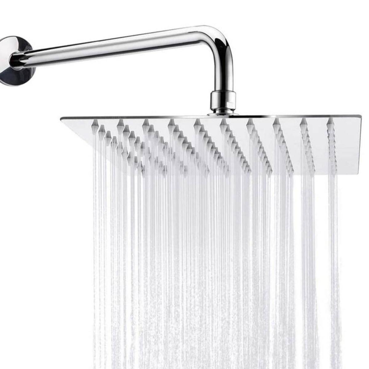 6/6 Inche SS Shower Set With 12 Inches SS Pipe (Full Set) / Rain Shower Complete Set