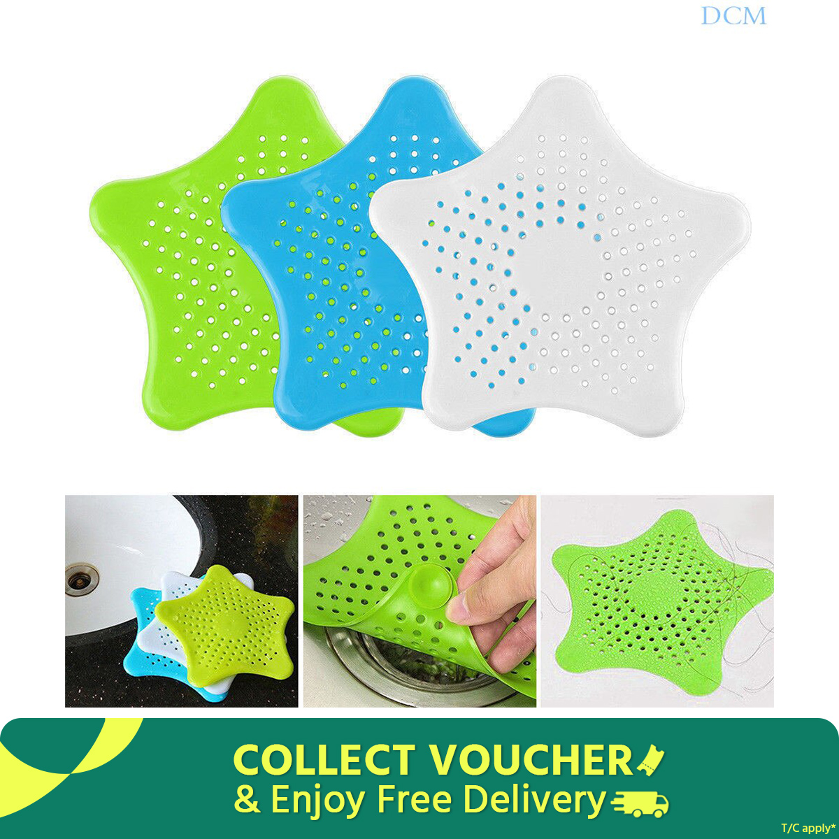 Silica gel floor drain filter net kitchen sink lid bathroom clogging filter floor drain cover sheet 15.2cm-1 pcs