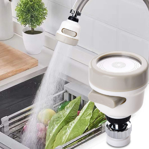 360 Degree Rotary Swivel Faucet Nozzle Anti-splash Water Filter Adapter Shower Head Bubbler Saver Tap for Bathroom Kitchen Tools- Bathroom Fittings - Dhaka Shopping zone