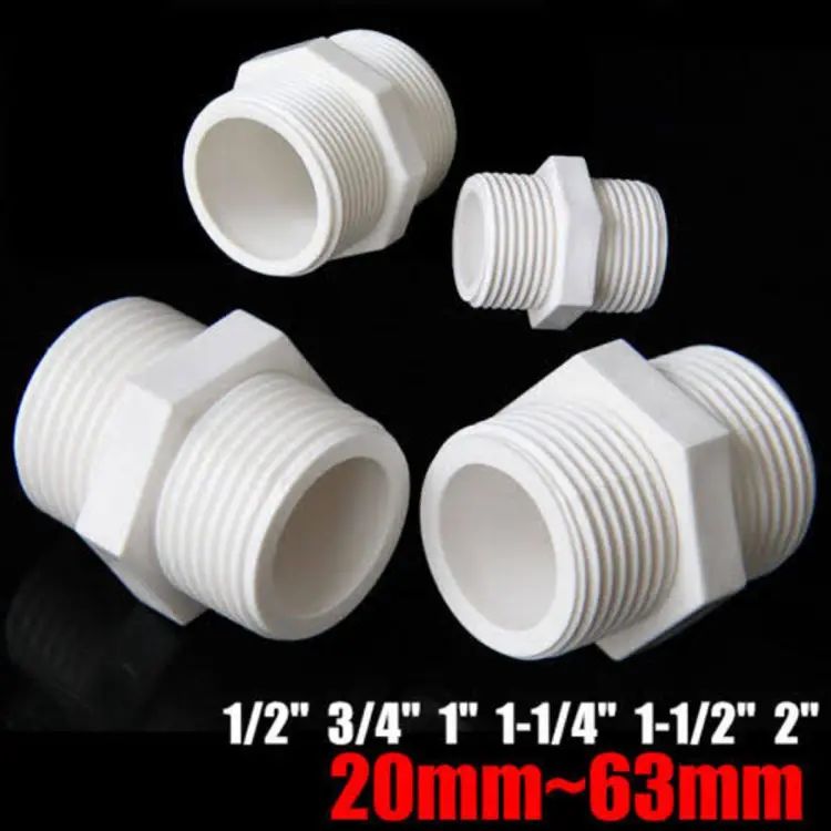 Nipple era pvc 1/2" 5ps thared pulambing fittings water line fittings outdoor garden fittings
