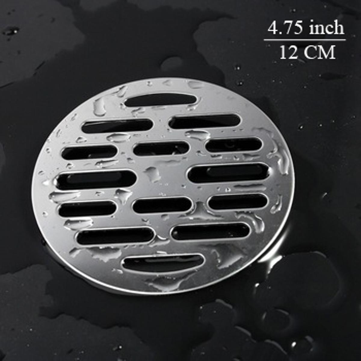 4.75 inch Stainless Steel Bathroom Floor Strainer Drain Cover and Kitchen Sink Filter