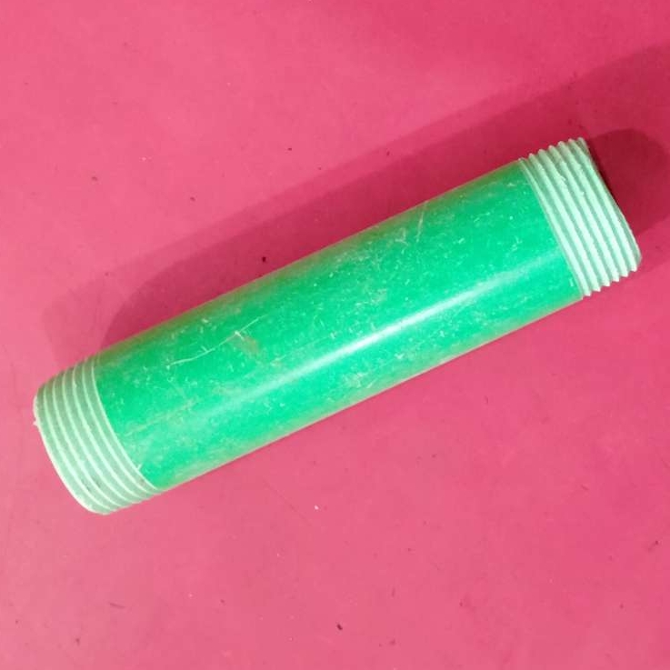 pvc Thared pipe nipple 1"  ( 5" long)