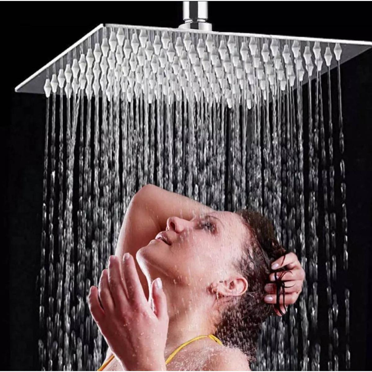 6 inches Bathroom Rain Shower HEAD - Ceiling Shower -  Ultra-Thin 6 " Rain Shower Head- SS