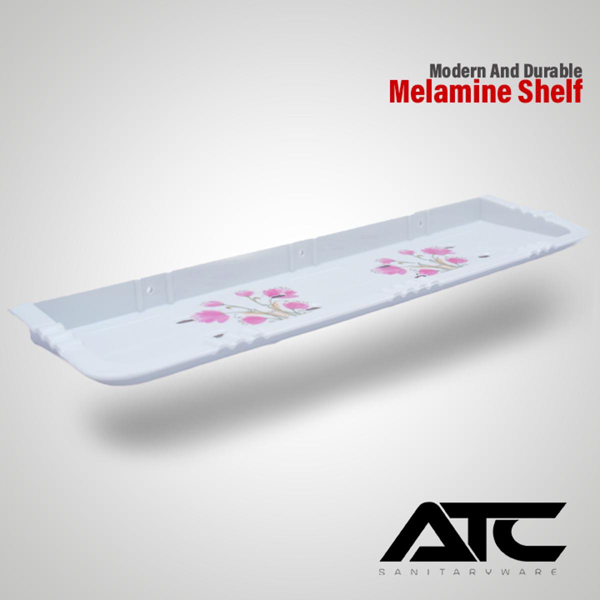 18inch Melamine Shelf for Bathroom and Basin
