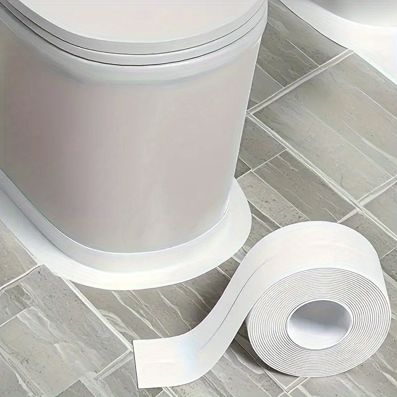 Self-adhesive Waterproof Bathroom Tape! For Tubs, Showers & More. Leak-proof, Anti-mildew, Easy Application.